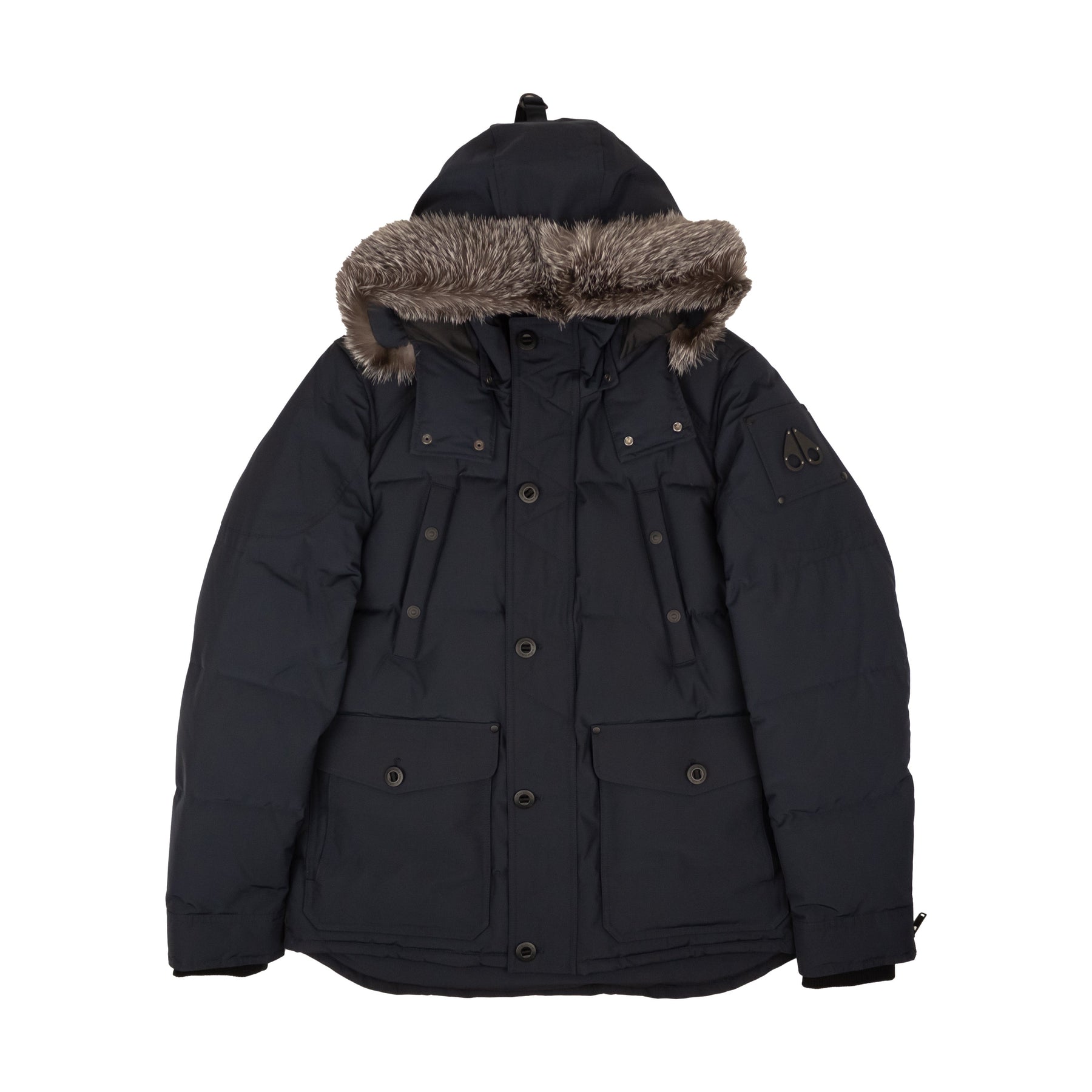 True Marineblau Round Island Daunenpufferjacke für Herren