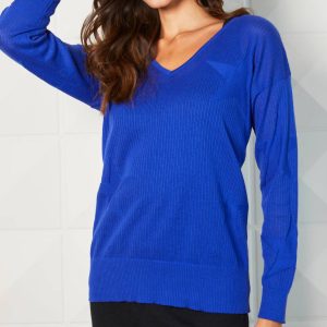 Lightweight V-Ausschnitt Stern oben in Tinte