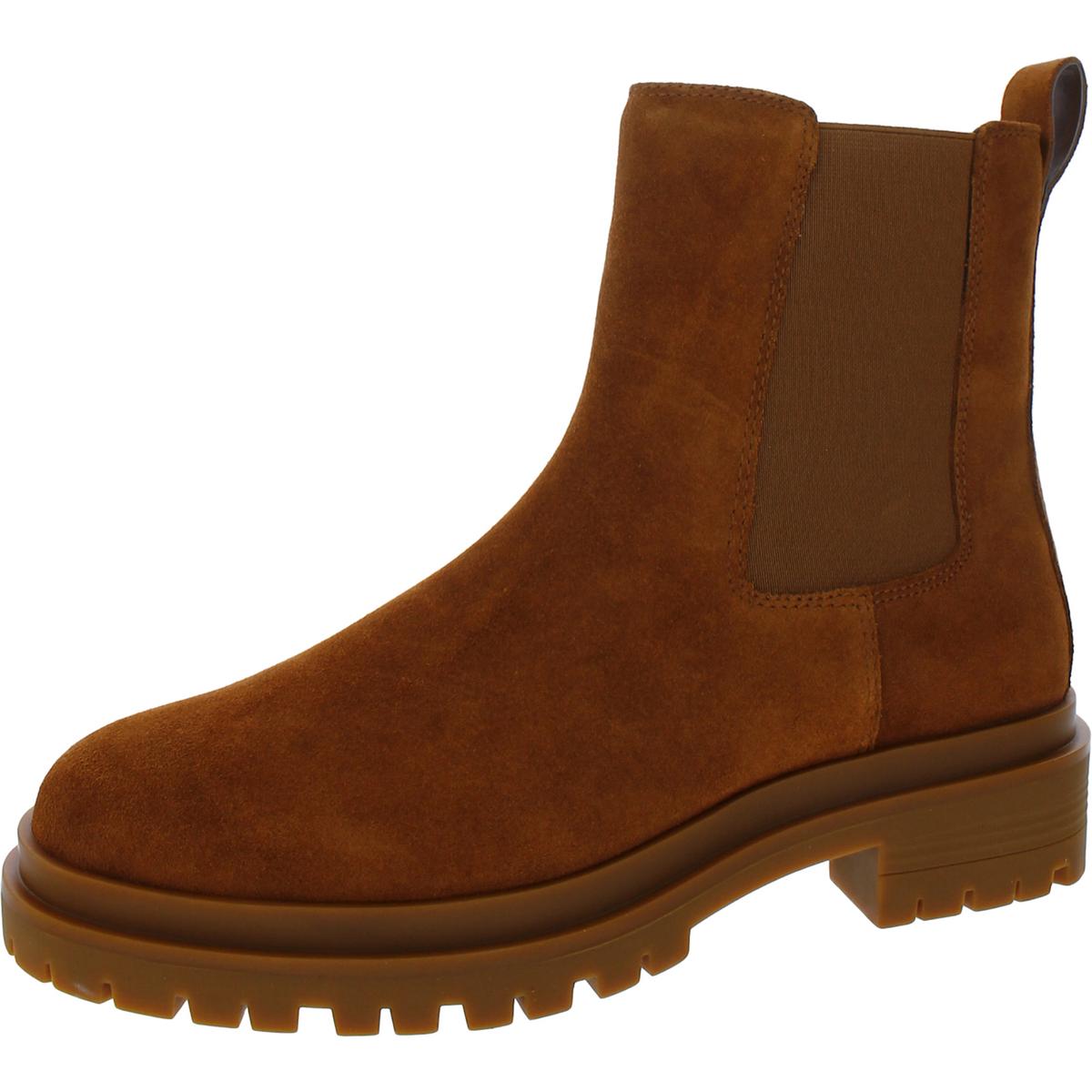 Corinne Lugged Sole Ankle Chelsea Stiefel