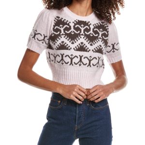 JoosTricot 40’s Crop Pullover aus Wolle und Kaschmir