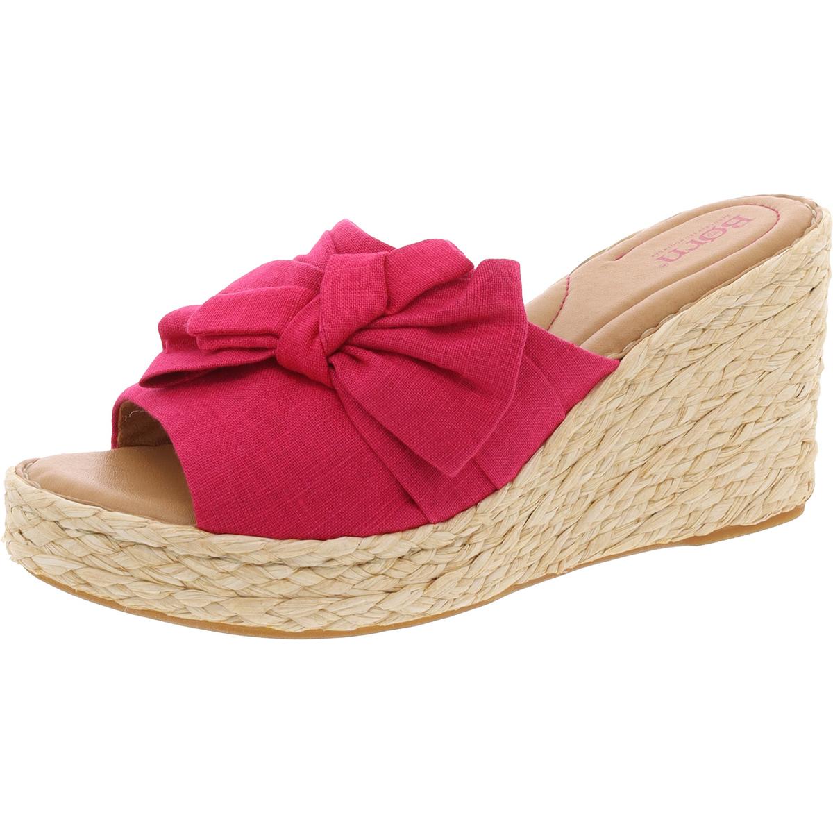 Adalia Bow Nylon-Keilsandalen