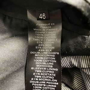 Balmain Evening Jacke aus schwarzem Samt 7748667310140