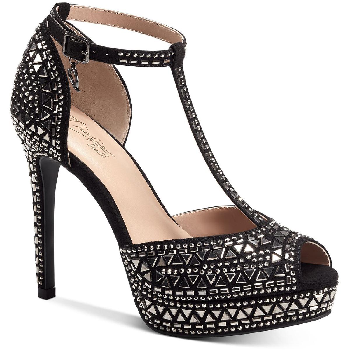 Chace – Pumps mit Zehenöffnung und Strassverzierung