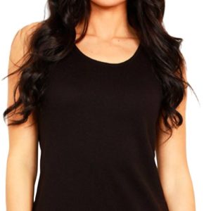 Bra-Friendly Tank in schwarz