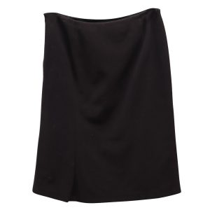 Jil Sander Knee Length Rock aus brauner Wolle