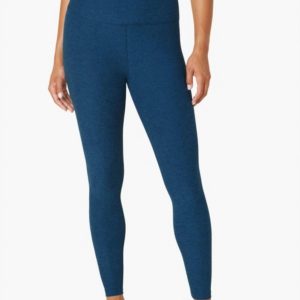 Spacedye hohe Taille Legging in himmlisch blau Heidekraut