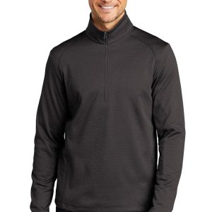Port Authority Diamond Heather Fleece 1/4-Reißverschluss-Pullover für Herren F248