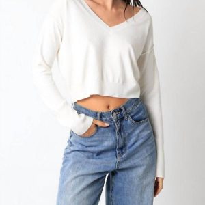 Loren Pullover in off weiß 7676652290108