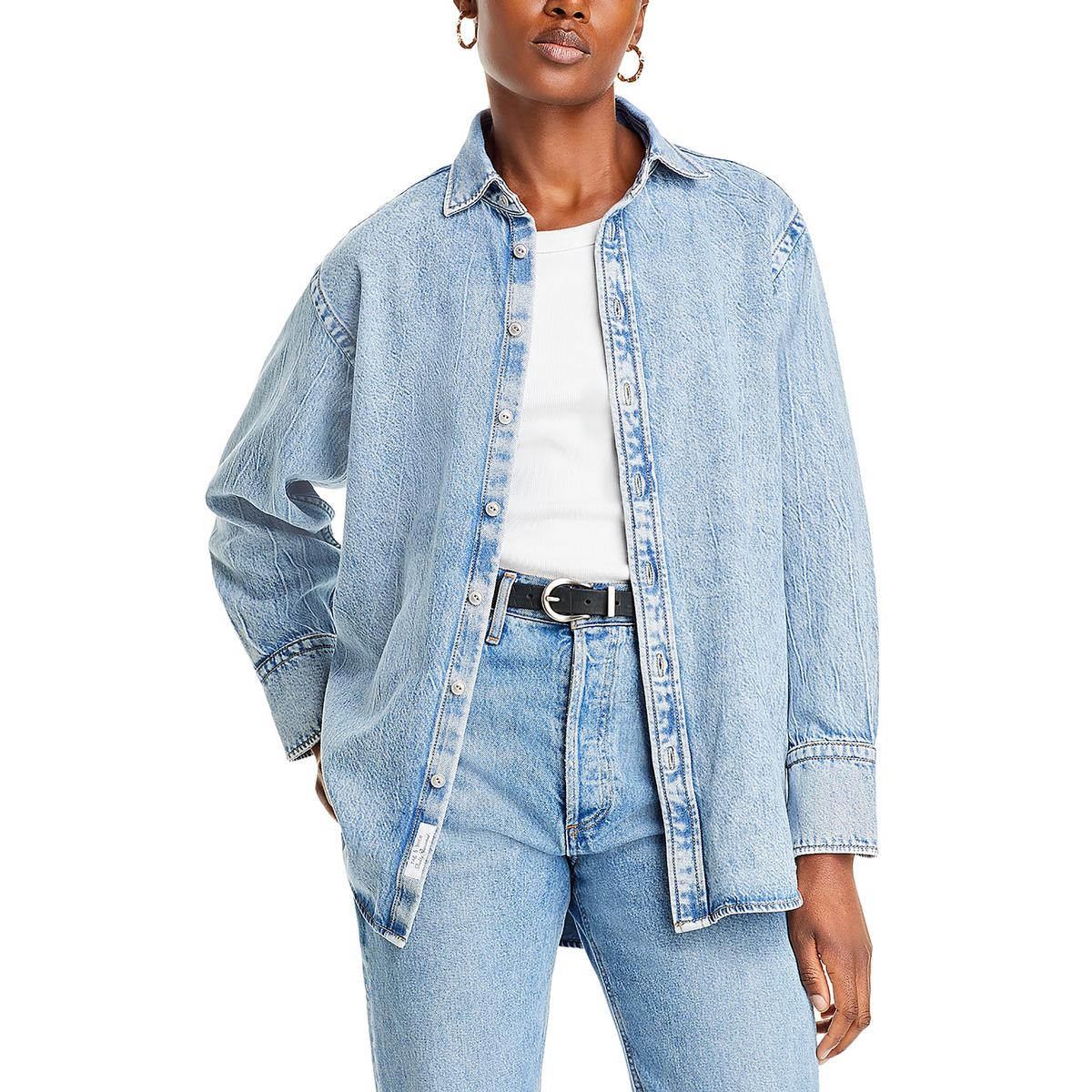 Diana Collar Button Up Jeansjacke
