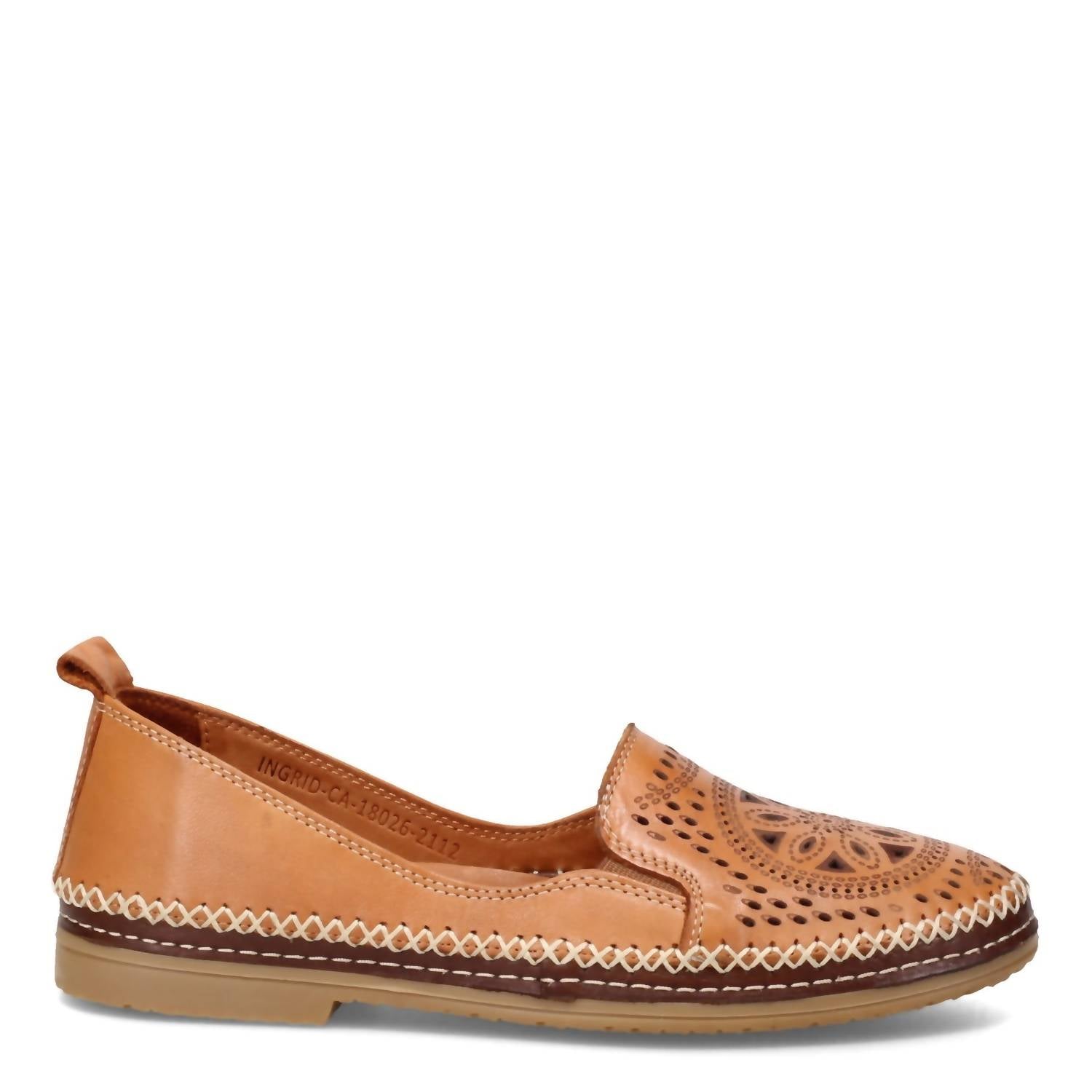 Ingrid zum Hineinschlüpfen-Schuhe für Damen in Kamel
