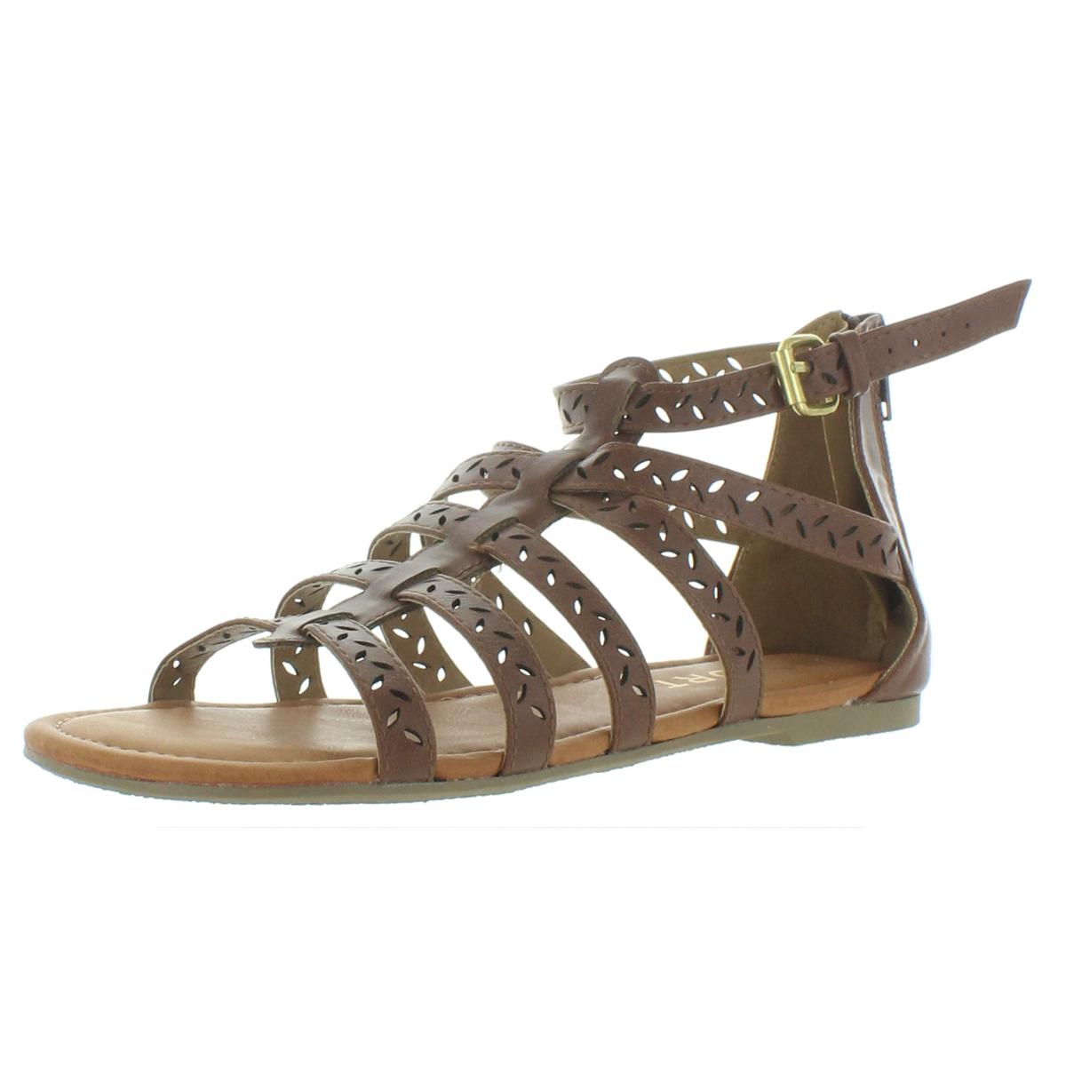 Corvin – flache Gladiatorensandalen mit Riemchen für Mädchen