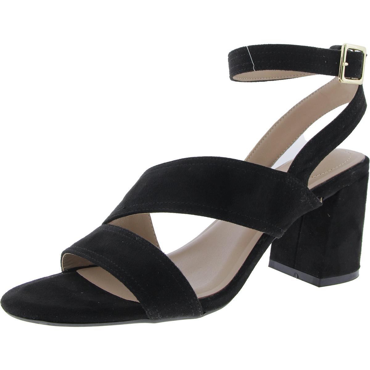 Cheryll Adjustable Faux Wildleder Block Ferse