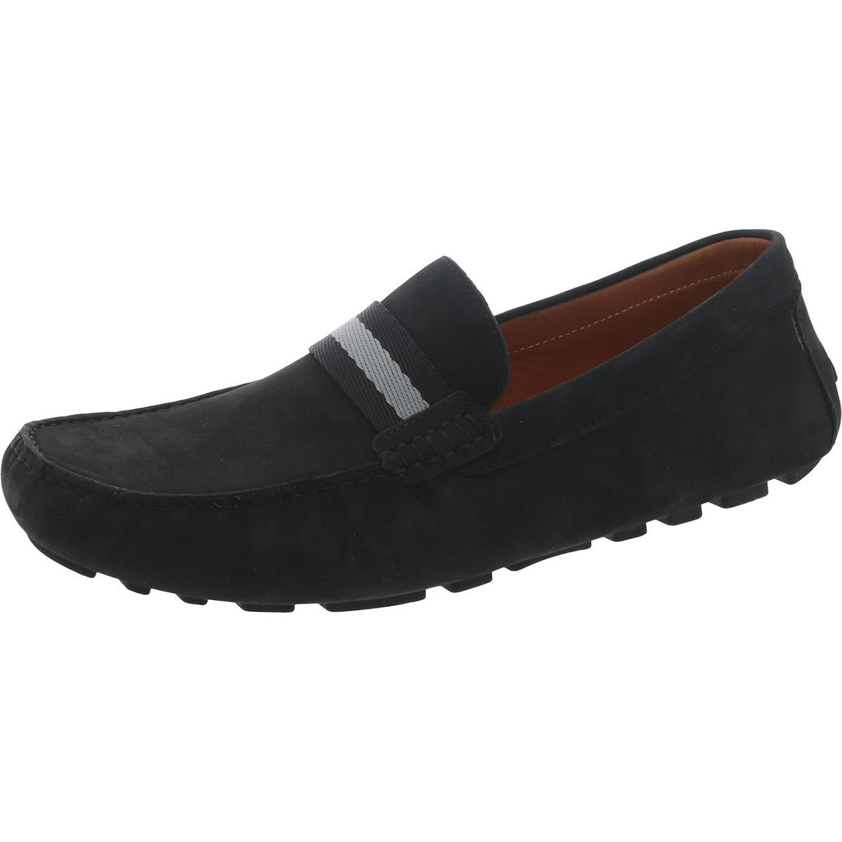 Nubuck Kontrast Trimm fahren Mokassins