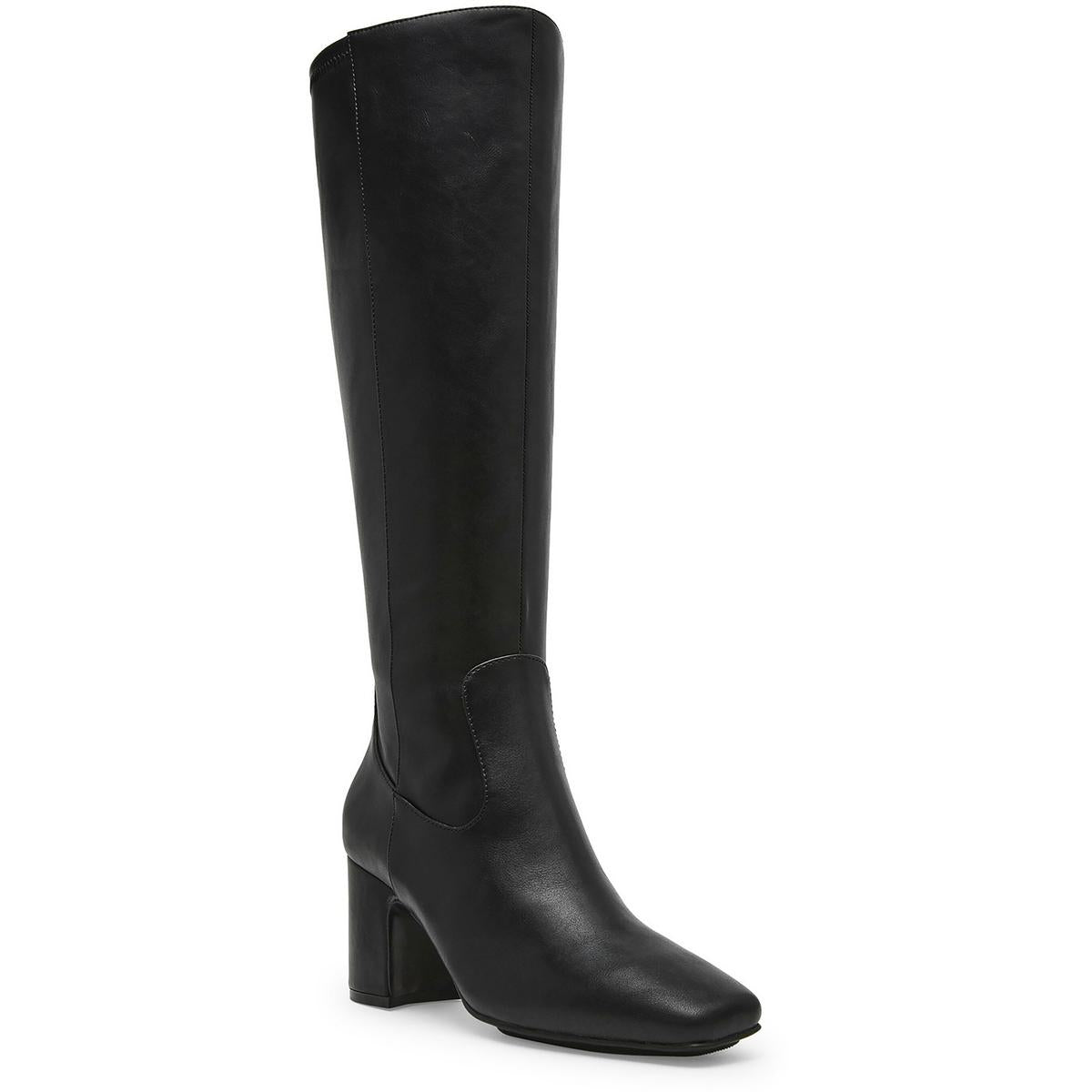 Toronto Wide Calf Stiefel aus Kunstleder mit Knien