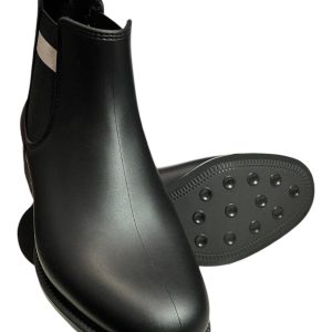 Bally Chelly 6211601 Damenstiefel aus schwarzem Leder/PVC, Größe 5,5