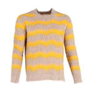 Acne Studios Kristoffer Crewneck Pullover in beige Acryl