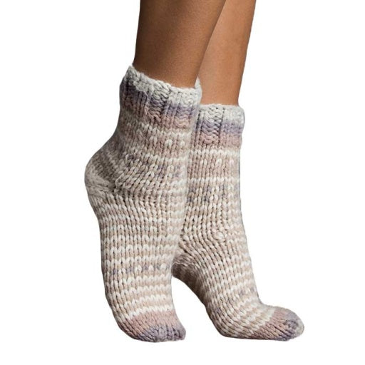 Zitrone Damen handgefertigte Hütte Socken