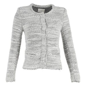 IRO Handi Evening Jacke aus grauer Wolle