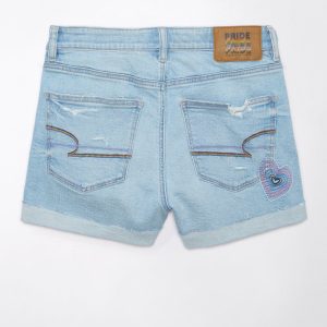 AE Pride dehnung mutter zerrissen denim kurz 7678397284412