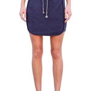 Rock mit Delfinsaum in Deep Sea Marineblau 7732483981372