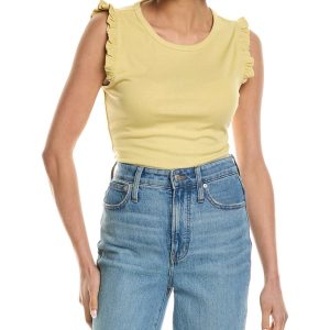 Brook + Lynn Rüschen Ärmel Body