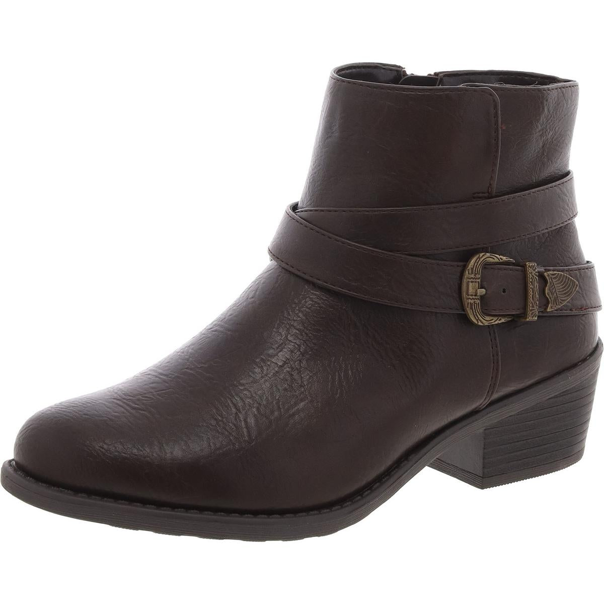 Skyler Reißverschluss Kunstleder Stiefeletten