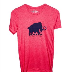 Men-Mammut Kurzarm Tee in roter Trillante 7765035876412