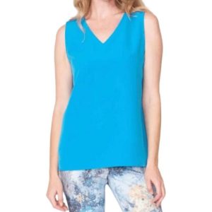 V-Tanktop in Türkis
