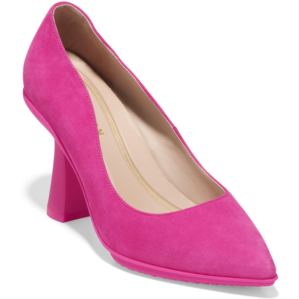 York Wildleder spitz zulaufende Pumps