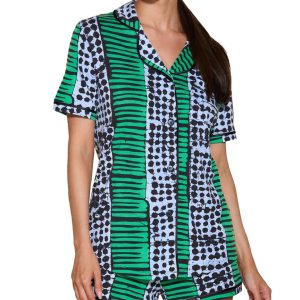 Cosabella Bella bedruckte Top Boxer Pyjama Set 7705978765372