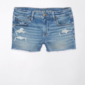 AE Next Level Tief riss Denim kurz kurz 7678397907004
