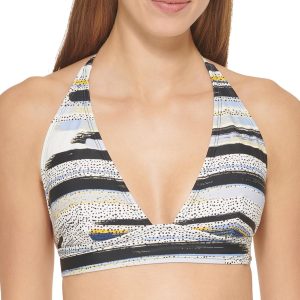 Damen bedruckt herausnehmbare Polsterung Bikini schwimmen top – 7706209747004