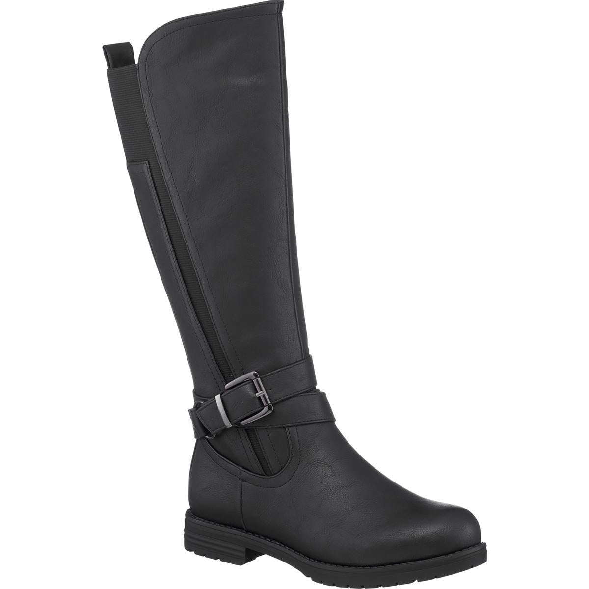 Aston Stiefel aus Kunstleder mit Knien