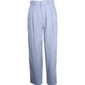 Alexander McQueen Tapered Hose aus grauer Polyesterwolle 7748687757372