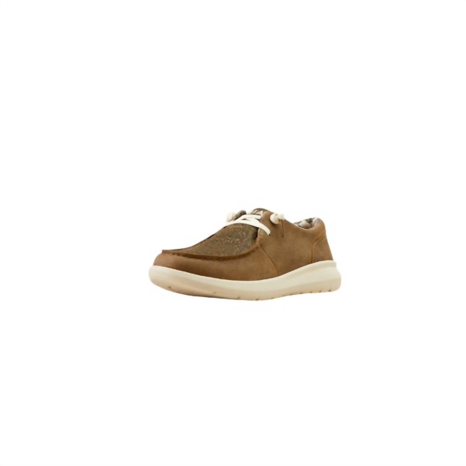 Hilo Fancy-Schuhe für Damen in Camo Brown Bomber/Distressed Hide
