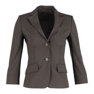 Boss by Hugo Boss Einreihiger Blazer in brauner Lanavergine – 7748773609532