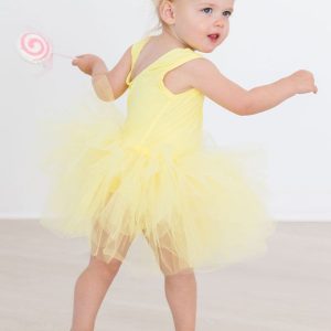 Gelbes Tank-Tutu-Trikot
