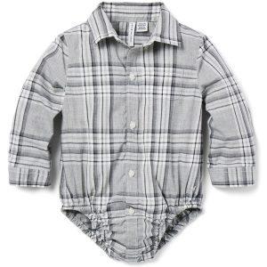 Janie and Jack Tartan Poplin Body 7773770383420