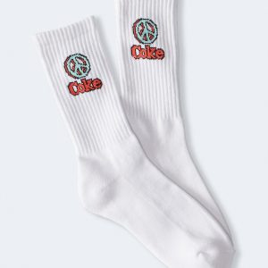 Aeropostale Coca-Cola By Aéropostale Coke Peace Sign Crew Socken