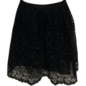 Essentiel Antwerp Lace Rock aus schwarzem Nylon 7766547923004