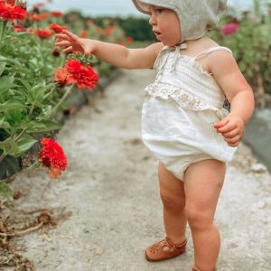 Baby Leder T-Strap Schuh – Stamm