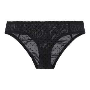 Velvet Polka Dot Bikiniunterwäsche