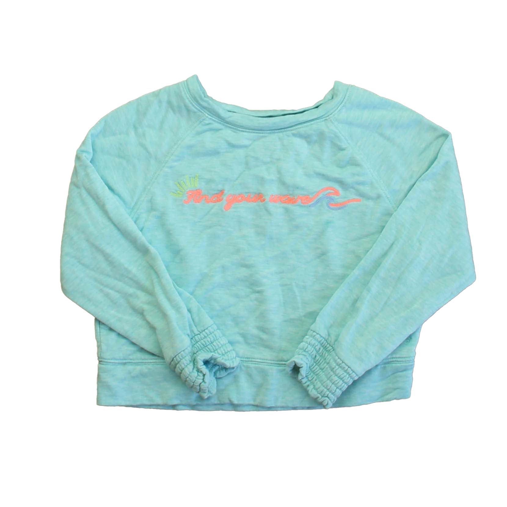 Vineyard Vines Mädchen Aqua Langarm Hemd – 7805982900284