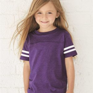 Rabbit Skins Football Fine Jersey-T-Shirt für Kleinkinder