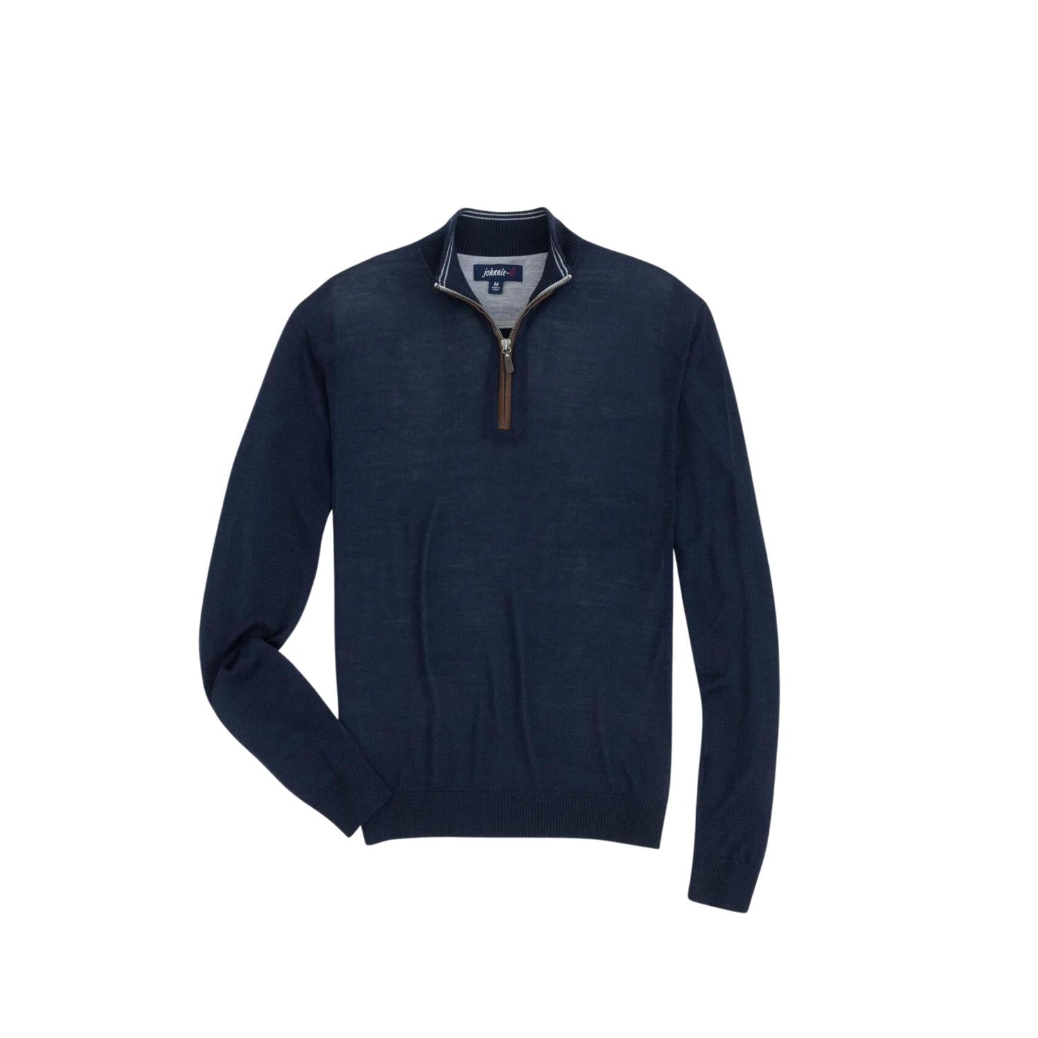 Baron Wollmischung 1/4 Reißverschluss Pullover in der Dämmerung