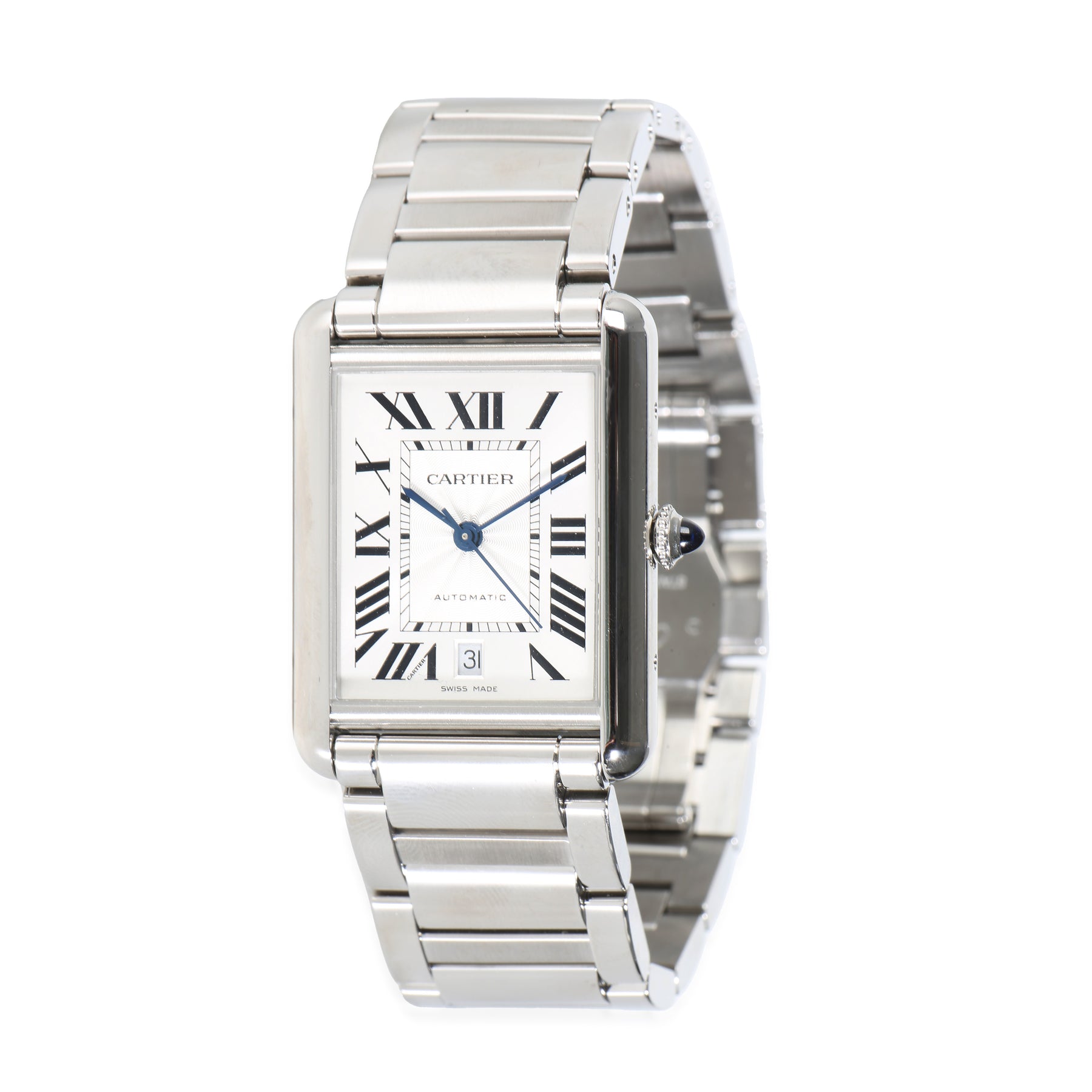 Cartier Tank Must XL WSTA0053 Herren Armbanduhr aus Edelstahl 7833143640124