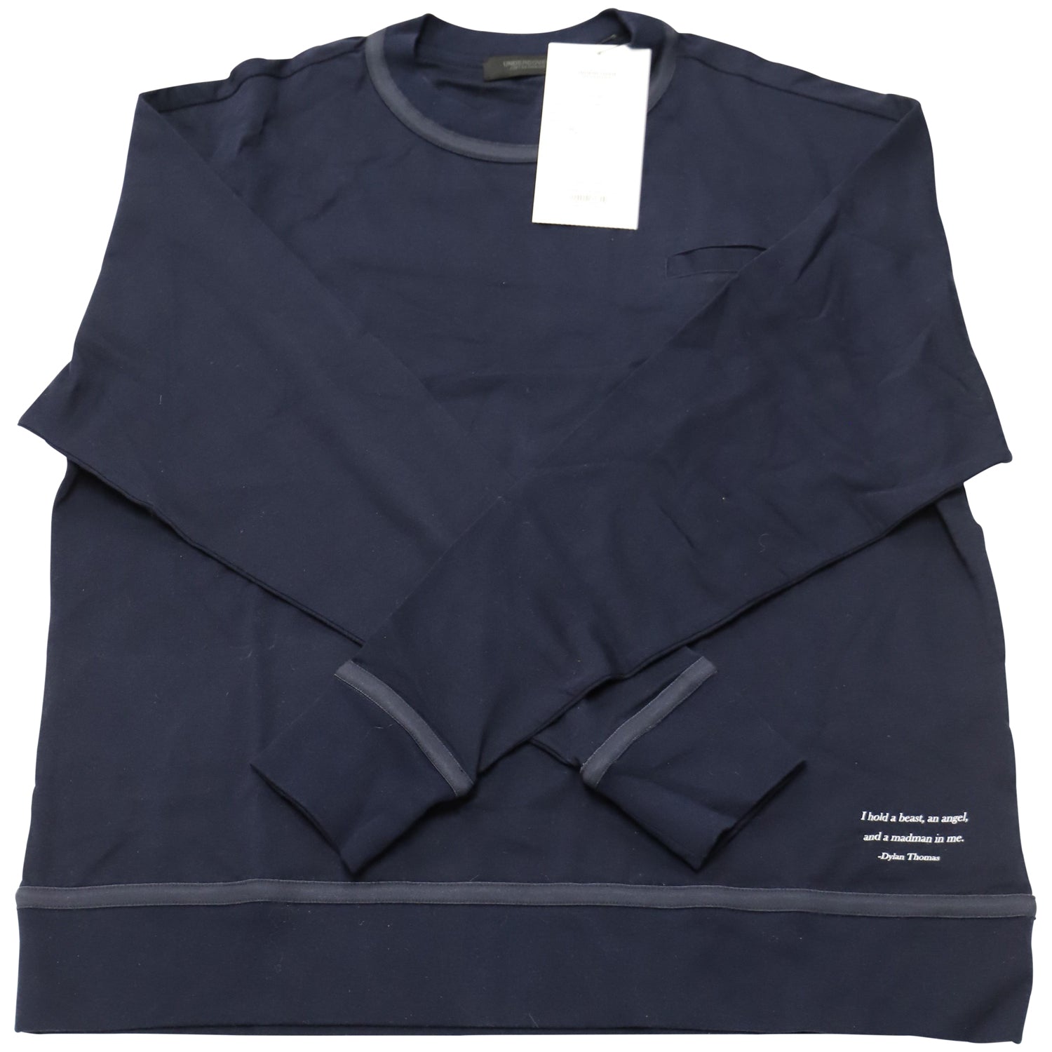 Undercover Langarm Sweatshirt aus marineblauer Baumwolle 7766513713212
