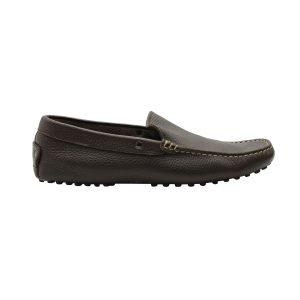 Tod’s – Loafer zum Hineinschlüpfen aus braunem Leder – 7748868407356