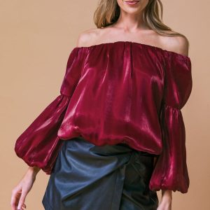 SIMPLY FAVORED gewebte Oberteil