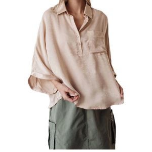 Oversize Dolman Ärmel oben in Champagner 7766643769404